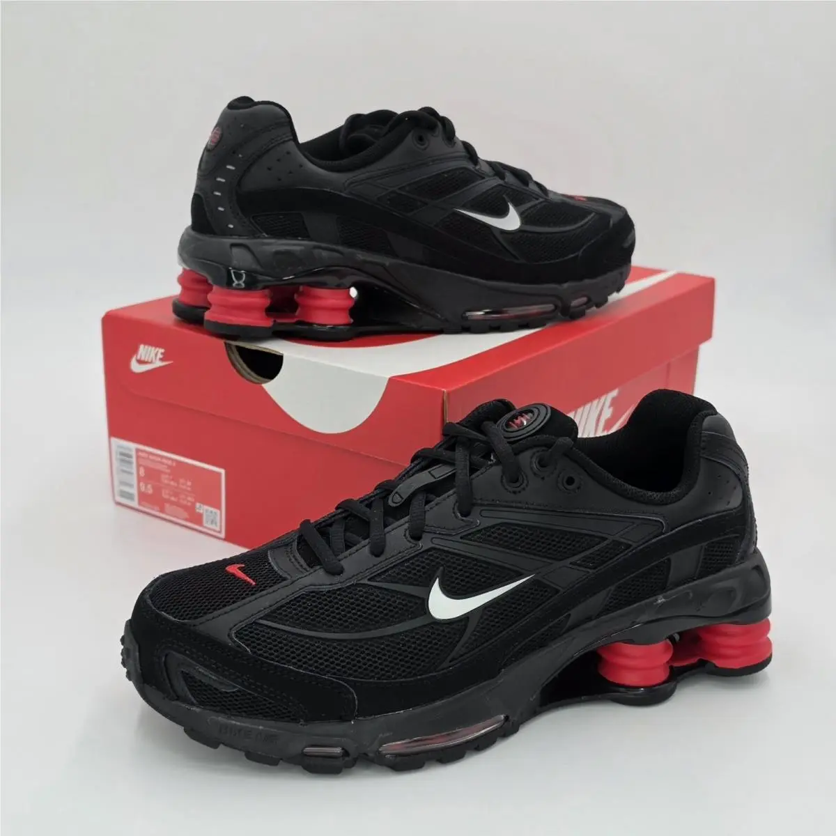 Nike Shox Ride 2 Black Red Men’s Shoes II7635-001 Size 8