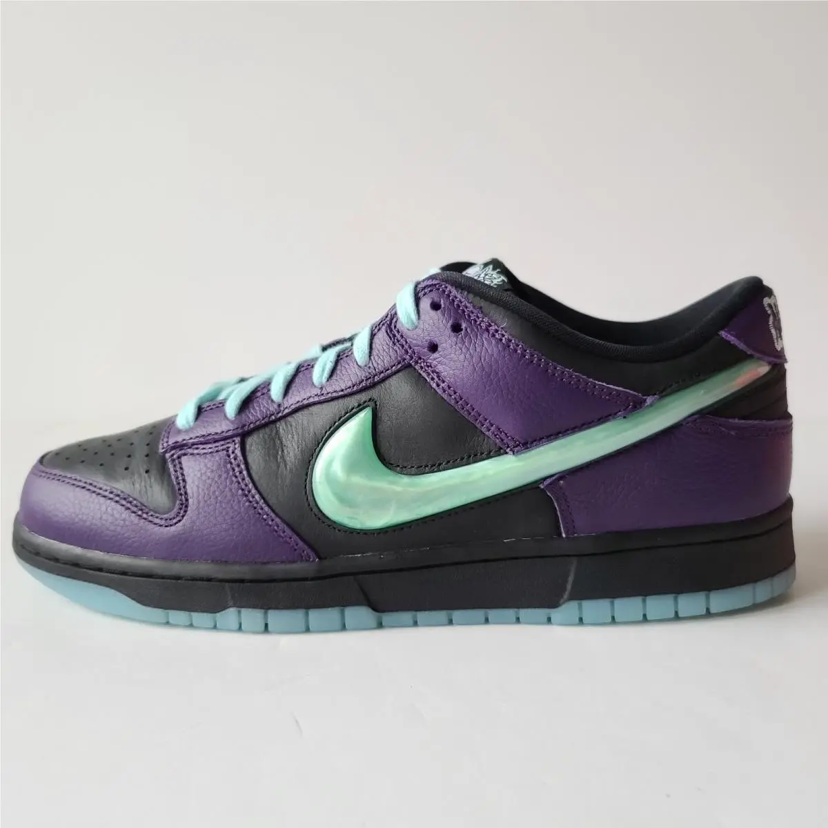 Nike Dunk Low Retro Ltd Hwn Black Purple Teal IB2267-001 Men`s Size 9 - Purple