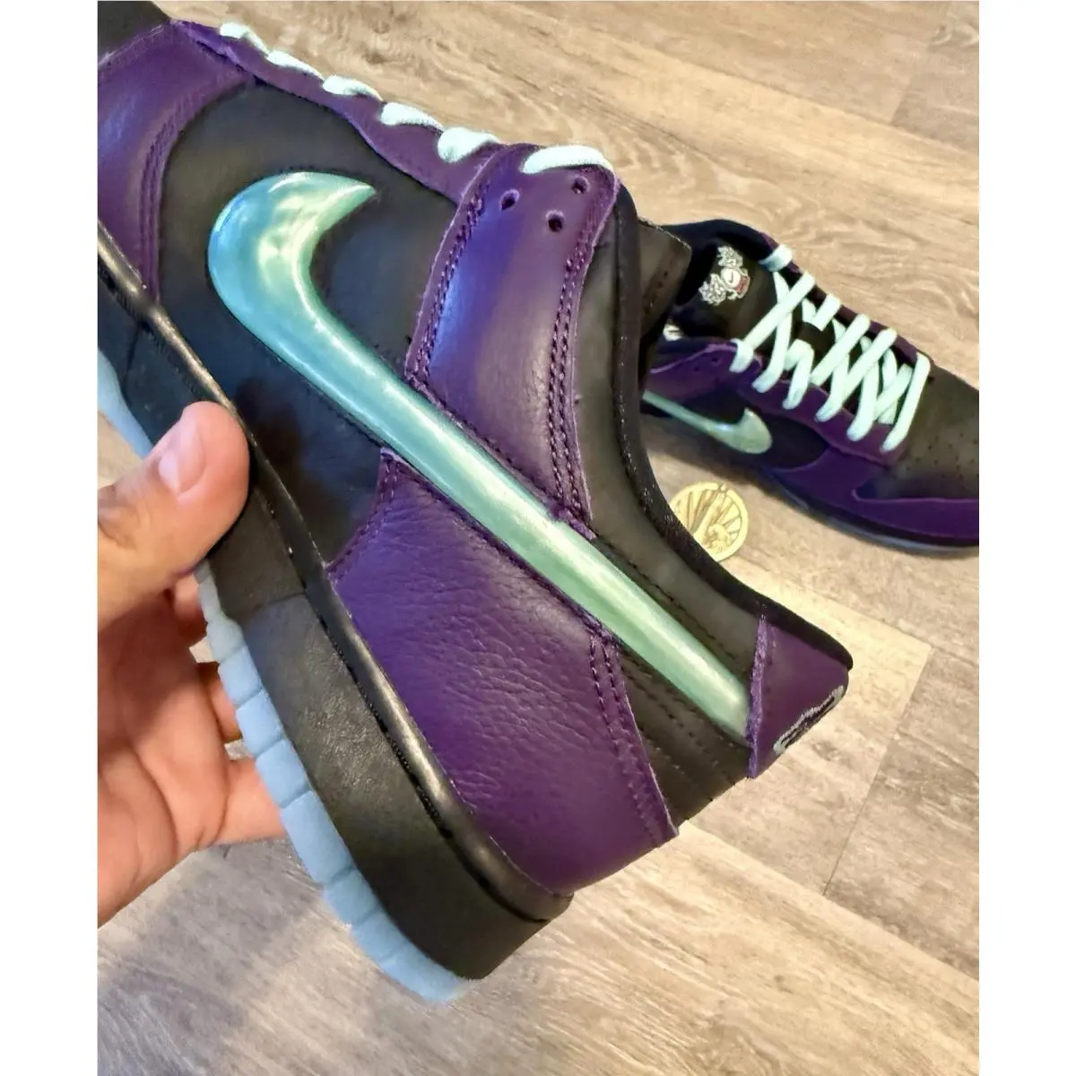 Nike shoes - Nike Dunk Low - Dunk Low - IB2267-001 - Black / Artisan Teal / Grand Purple (UPC: 00198482387839) 1