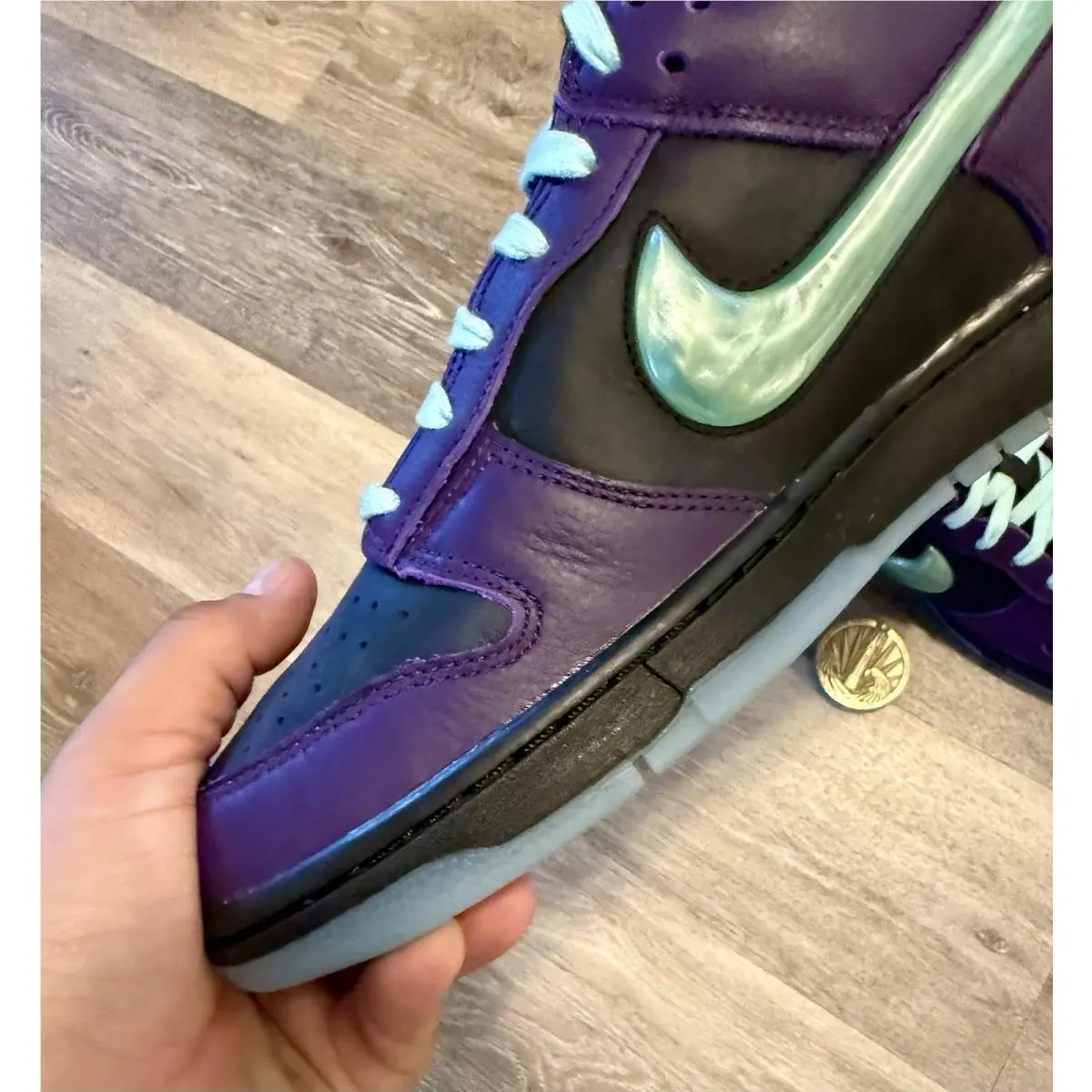 Nike shoes - Nike Dunk Low - Dunk Low - IB2267-001 - Black / Artisan Teal / Grand Purple (UPC: 00198482387839) 2