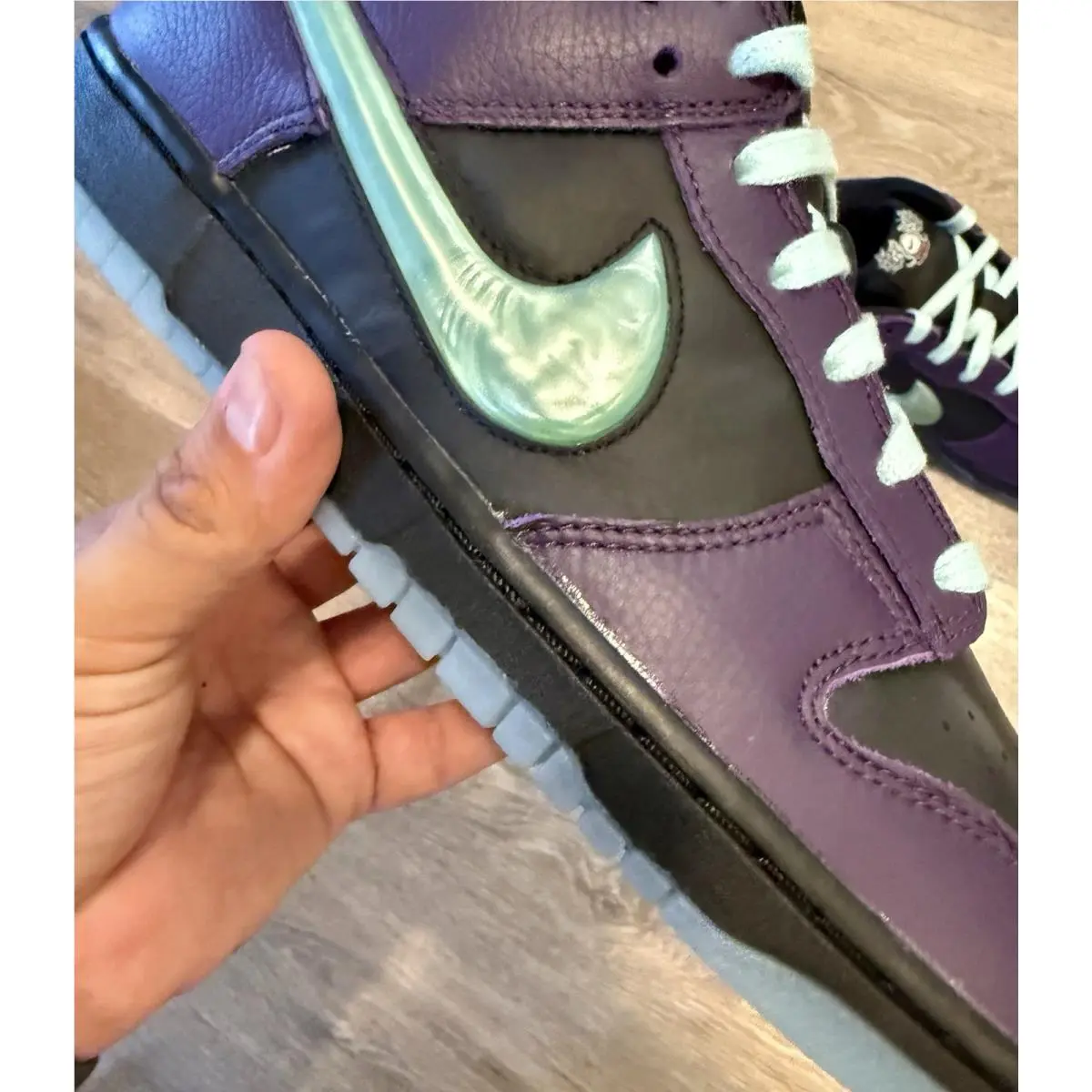 Nike shoes - Nike Dunk Low - Dunk Low - IB2267-001 - Black / Artisan Teal / Grand Purple (UPC: 00198482387839) 7
