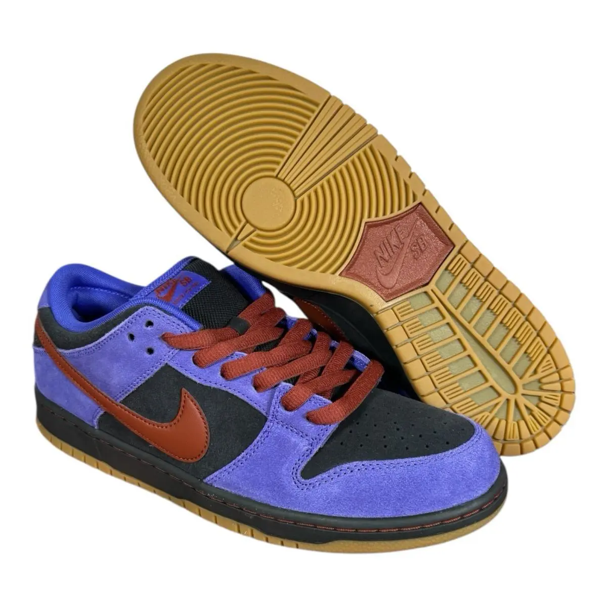 Nike SB Dunk Low Pro Persian Violet Cinnamon Nby HQ1625-500 Men’s Size 9 - Multicolor