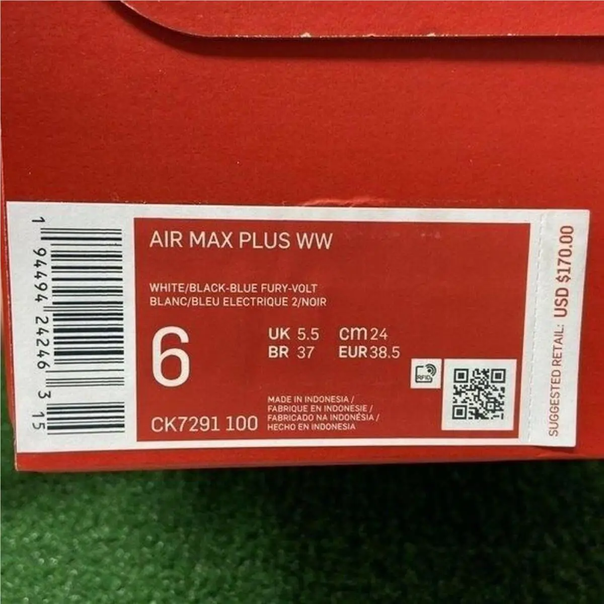 Nike shoes - Nike Air Max Plus - Air Max Plus - CK7291-100 - Blue 6