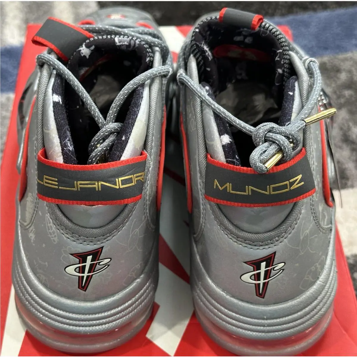 Nike shoes - Nike Air Max Penny - Air Max Penny - 728590-001 - Reflective Silver Black Red 3