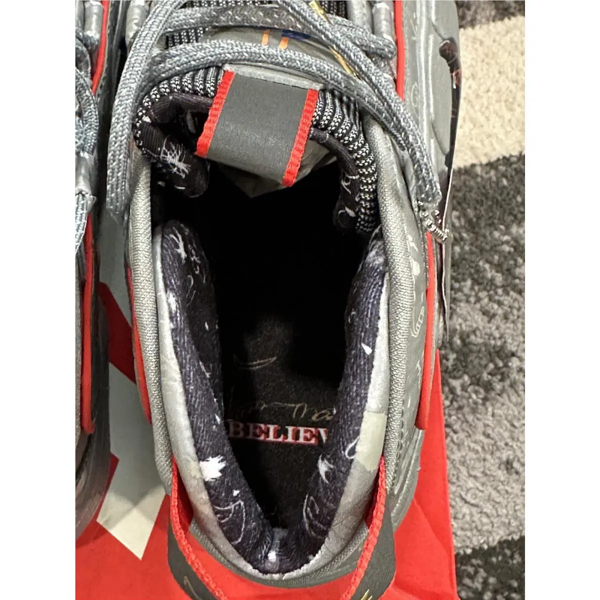 Nike shoes - Nike Air Max Penny - Air Max Penny - 728590-001 - Reflective Silver Black Red 7