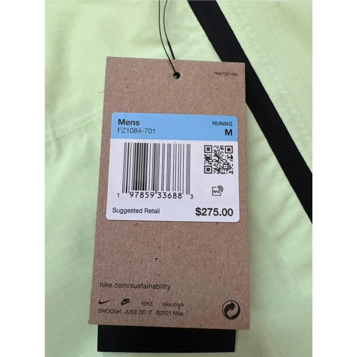 Nike clothing - FZ1084701 - FZ1084701 - Barely Volt/Black 2
