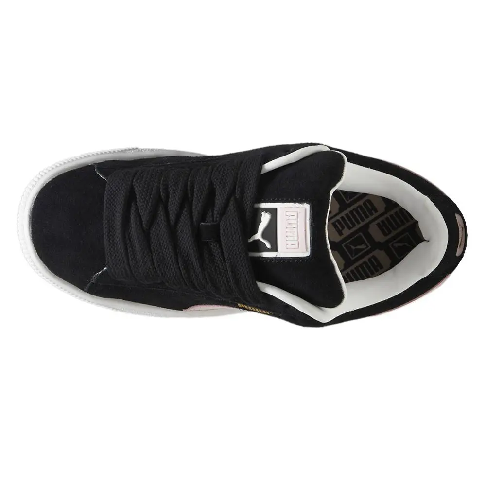 Puma shoes - PUMA Suede Xl Lace Up - 39764804 - Black, Pink 2