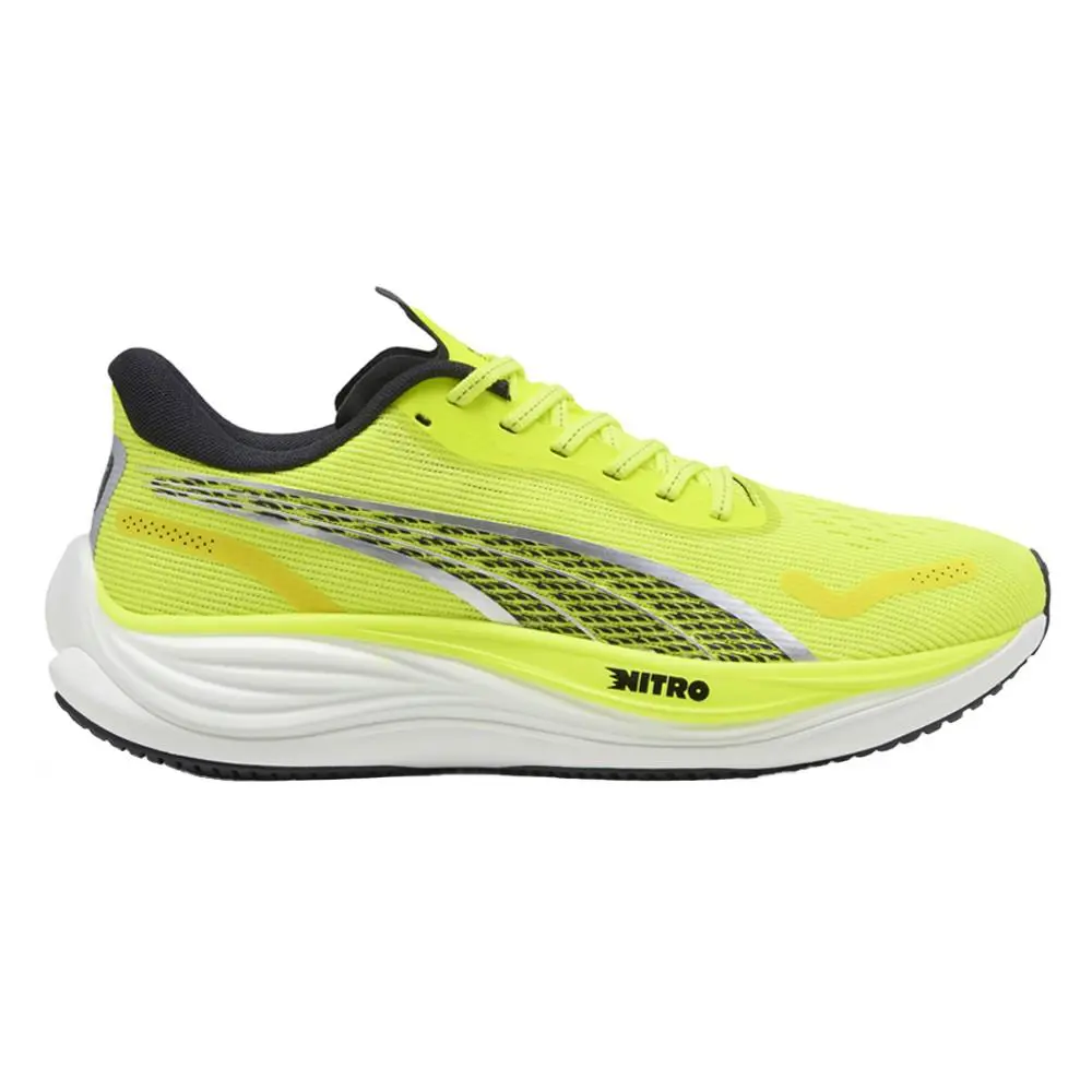 Puma Velocity Nitro 3 Running Mens Yellow Sneakers Athletic Shoes 37774817 - Yellow