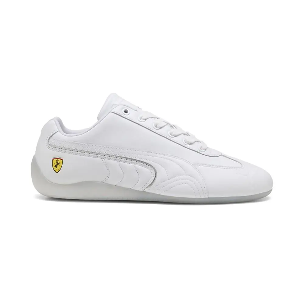 Puma Scuderia Ferrari Speedcat Miami White Lace Up Mens White Sneakers Casual S - White
