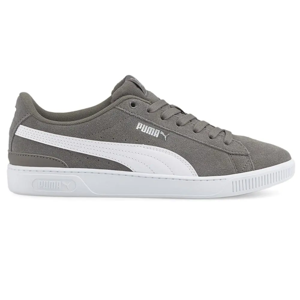 Puma Vikky V3 Lace Up Womens Grey Sneakers Casual Shoes 38302302 - Grey