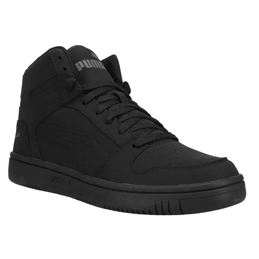 Puma shoes - PUMA Rebound Layup Nubuck Lace Up - 38127701 - Black 0
