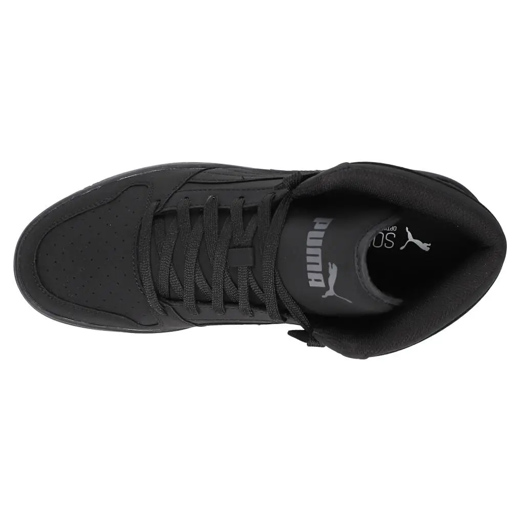 Puma shoes - PUMA Rebound Layup Nubuck Lace Up - 38127701 - Black 2