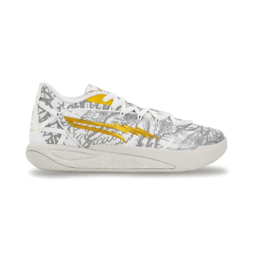 Puma shoes - PUMA  Hoops X Harry Potter Stewie 4 Basketball - 31237301 - Grey, White 5