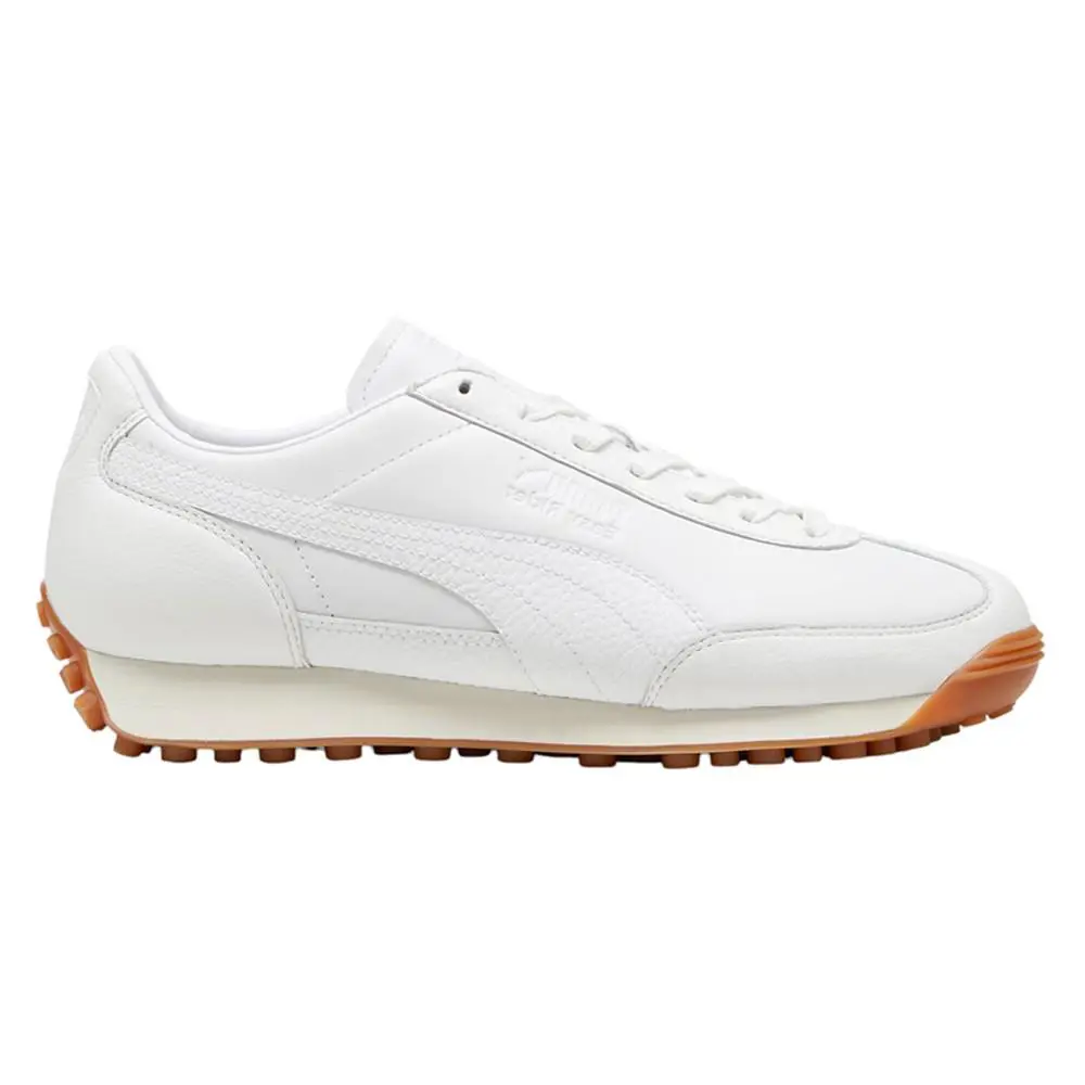 Puma Easy Rider Leather Lace Up Mens White Sneakers Casual Shoes 39902902