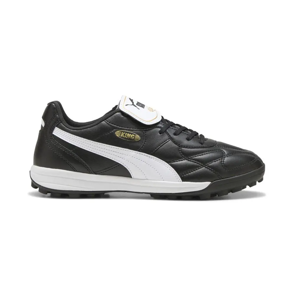 King Top Turf Soccer Mens Black Sneakers Athletic Shoes 10847301 by Puma