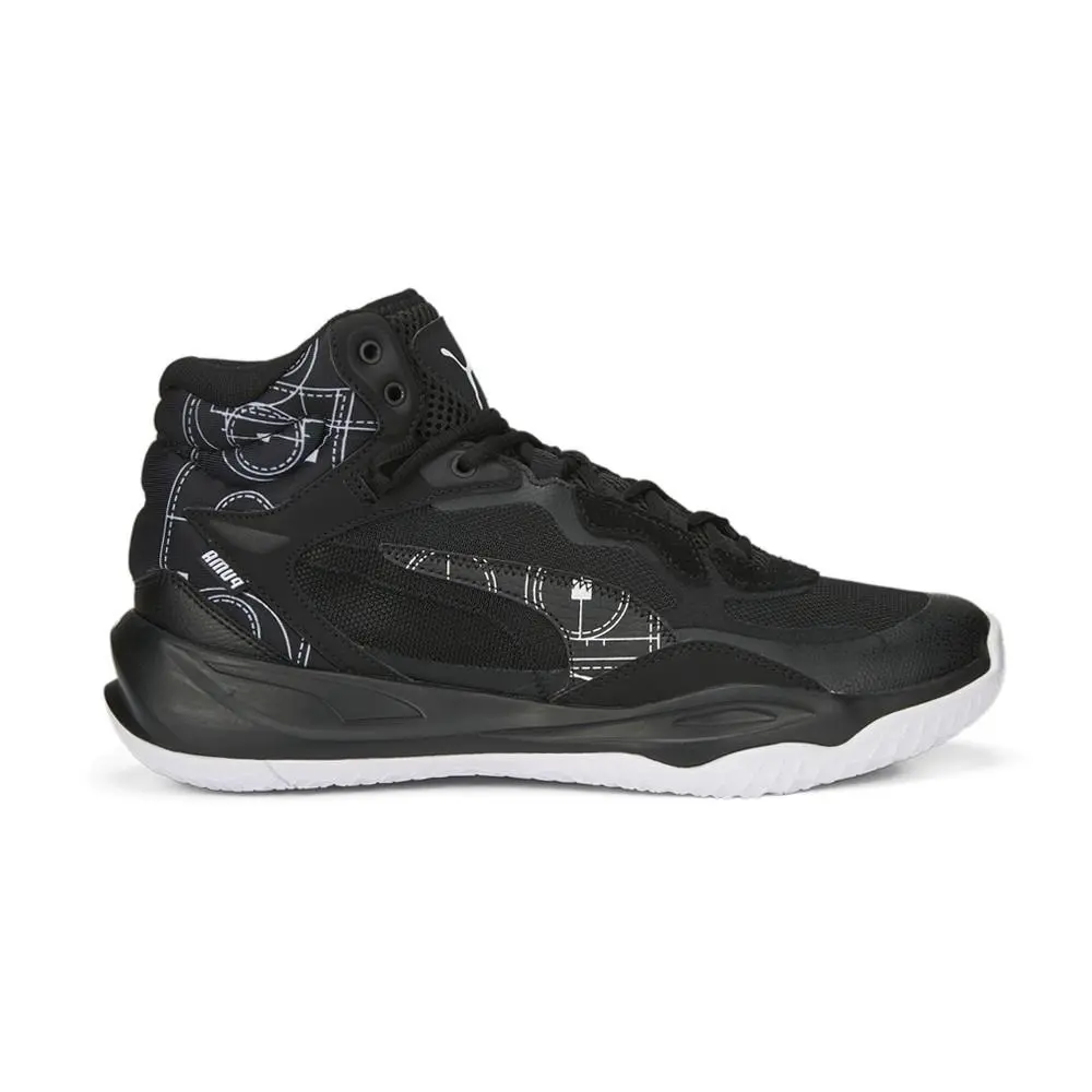 Puma shoes - PUMA Playmaker Pro Mid Courtside - 37832601 - Black 5