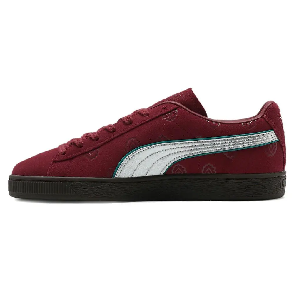 Puma shoes - PUMA  X One Piece Suede Red Haired Shanks Lace Up - 39652101 - Red 1