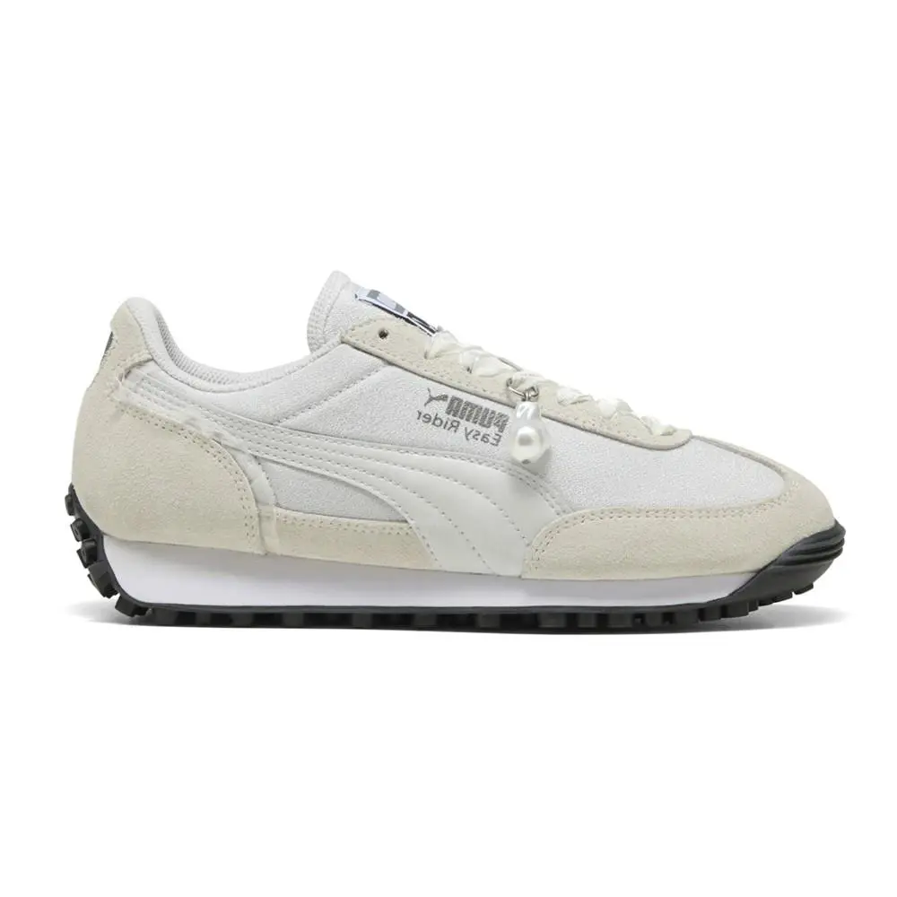 Puma Easy Rider Glam Lace Up Womens Grey Sneakers Casual Shoes 40232101 - Grey