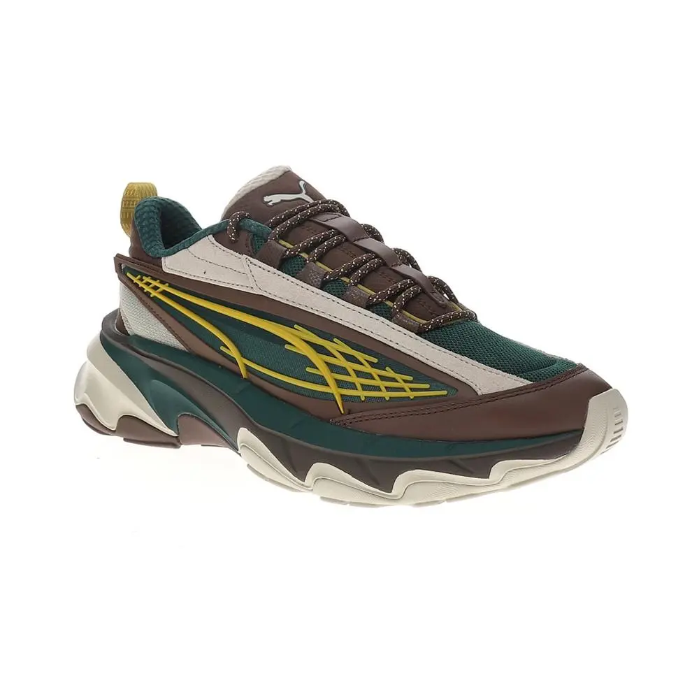 Puma shoes - PUMA Carbon Artisanal Lace Up - 40184201 - Brown, Green, Off White 6