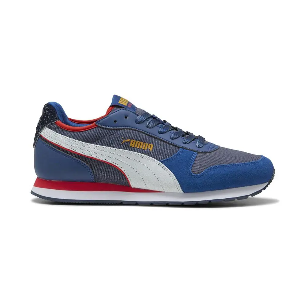 Puma St Miler Retro Run Lace Up Mens Blue Sneakers Casual Shoes 40266601 - Blue