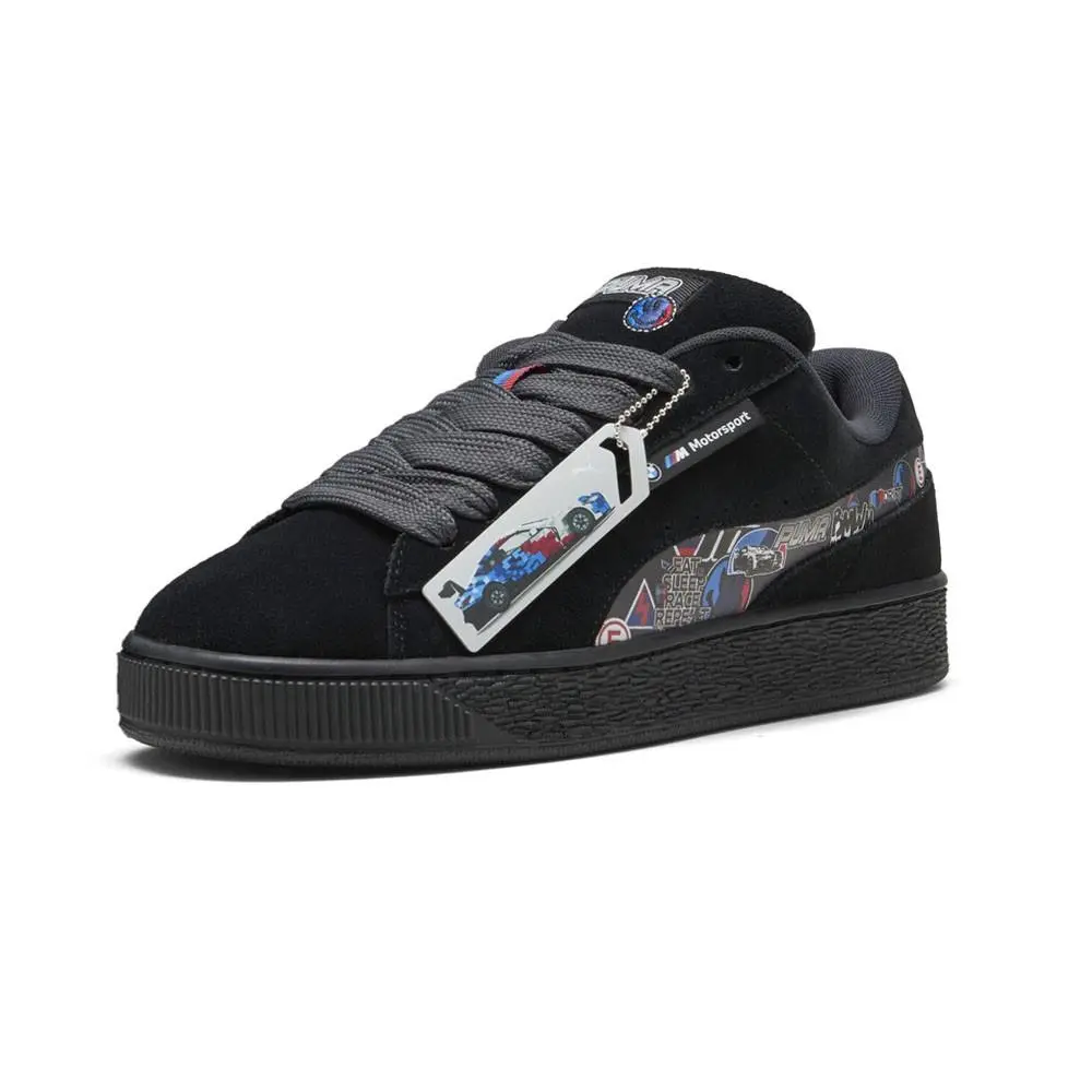 Puma shoes - PUMA Bmw M Motorsport Suede Xl Sticker Lace Up - 30900001 - Black 6