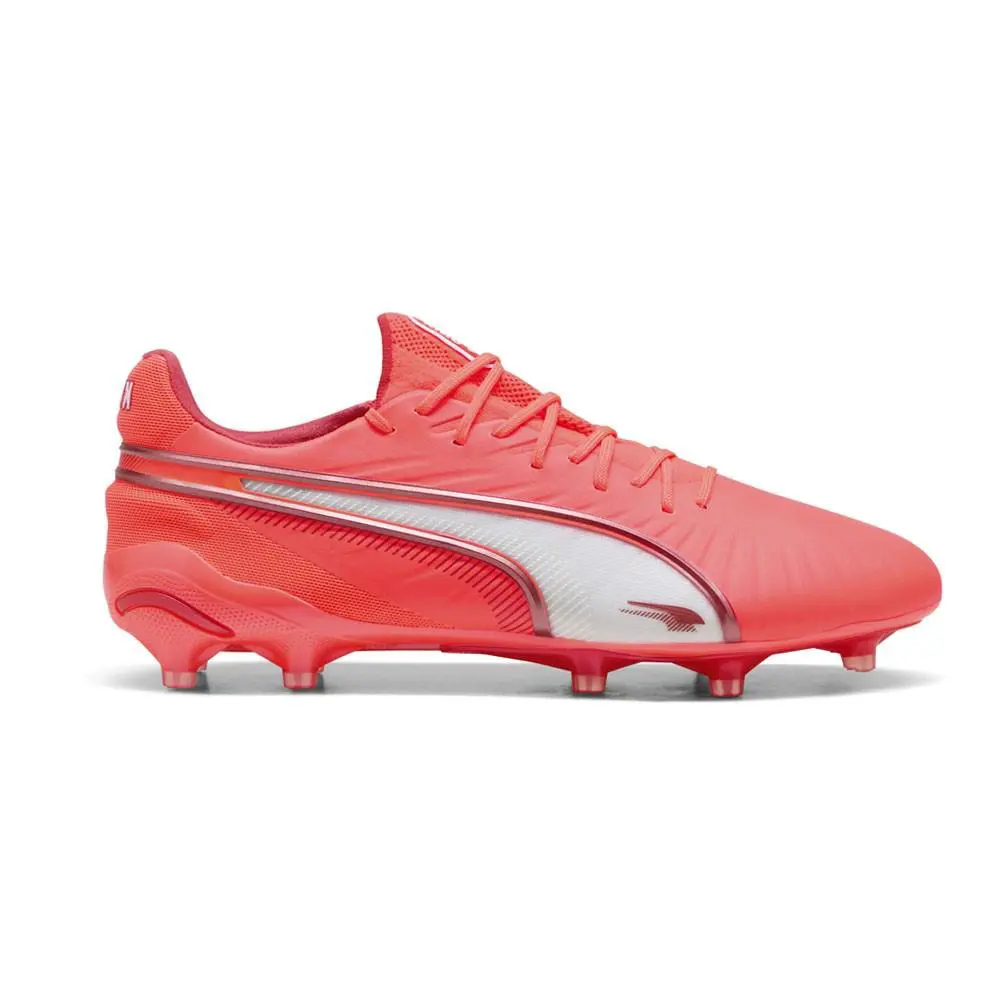 Puma King Ultimate Soccer Cleats Mens Red Sneakers Athletic Shoes 10830301