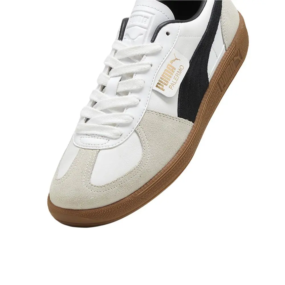 Puma shoes - PUMA Palermo Leather Lace Up - 39764701 - White 4