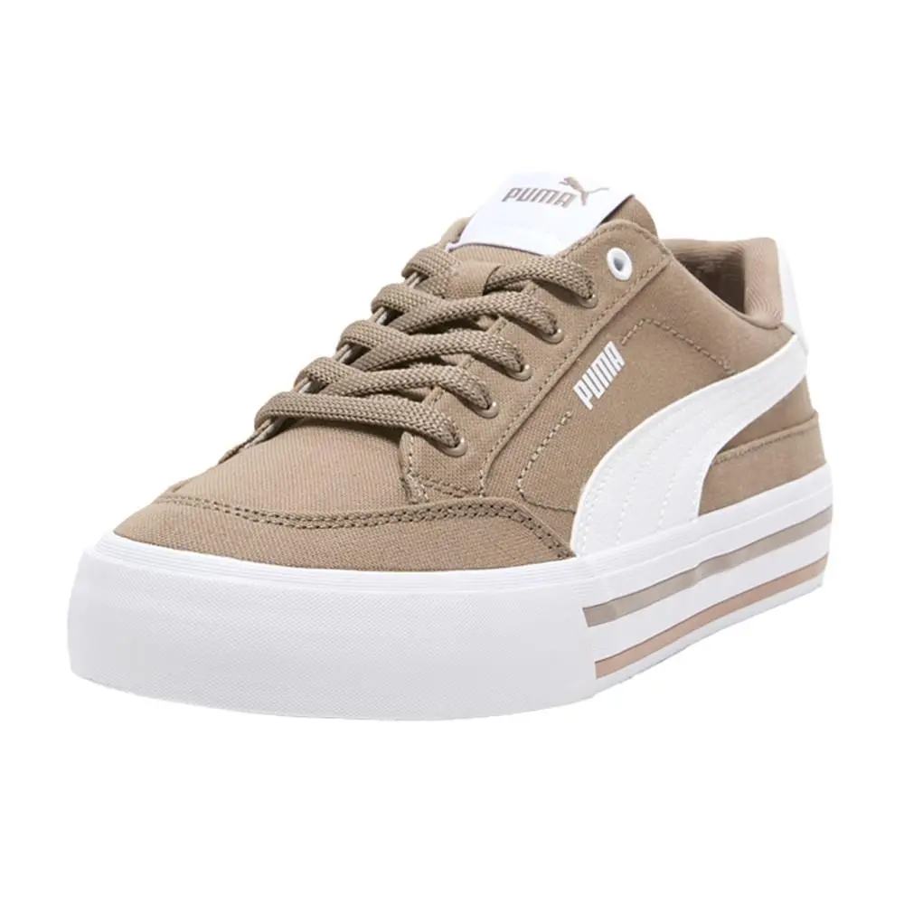 Puma shoes - PUMA Court Classic Vulcanized Formstrip Lace Up - 39635322 - Brown 0