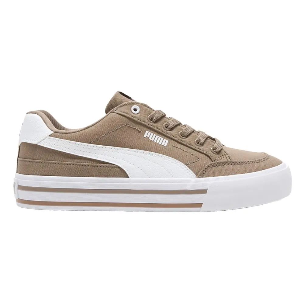Puma shoes - PUMA Court Classic Vulcanized Formstrip Lace Up - 39635322 - Brown 5