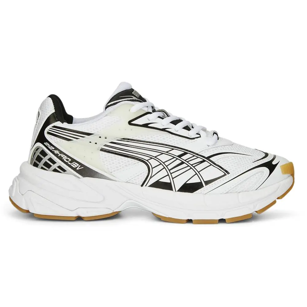 Puma Velophasis Technisch Lace Up Mens Off White Sneakers Casual Shoes 39093201 - Off White