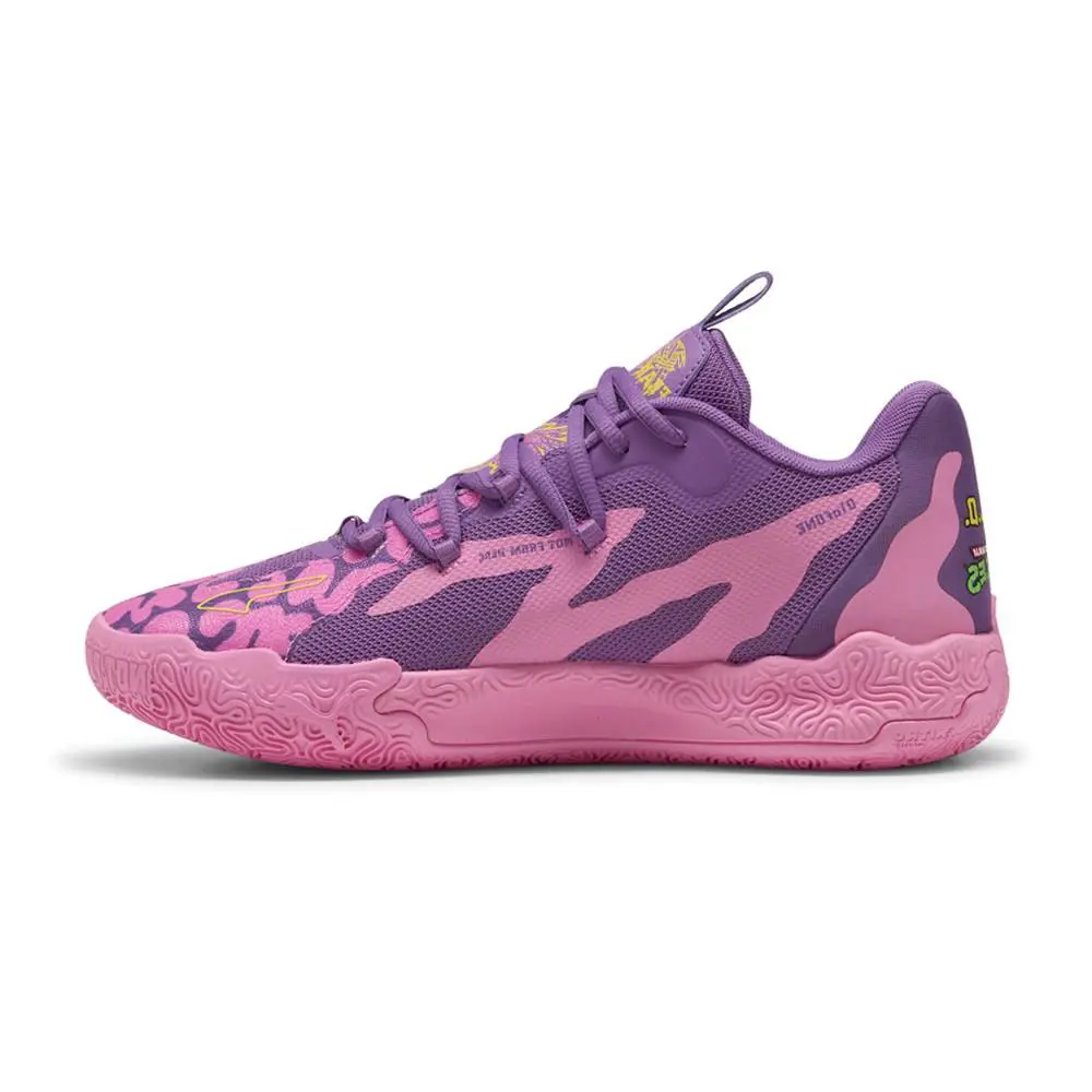 Puma shoes - PUMA  Hoops X Tmnt Mb.03 Lo Krang Basketball - 31132701 - Pink, Purple 1