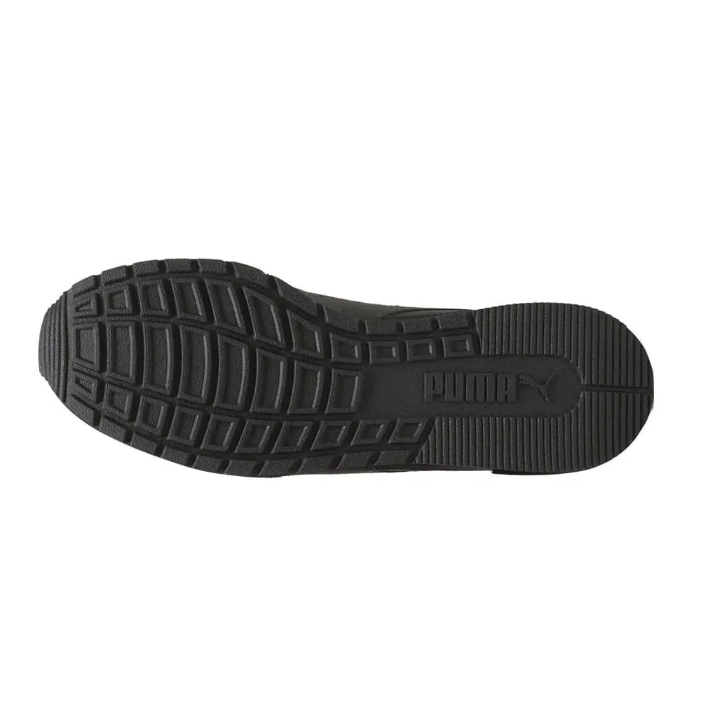 Puma shoes - PUMA St Runner V4 Leather Lace Up - 39906809 - Black 3