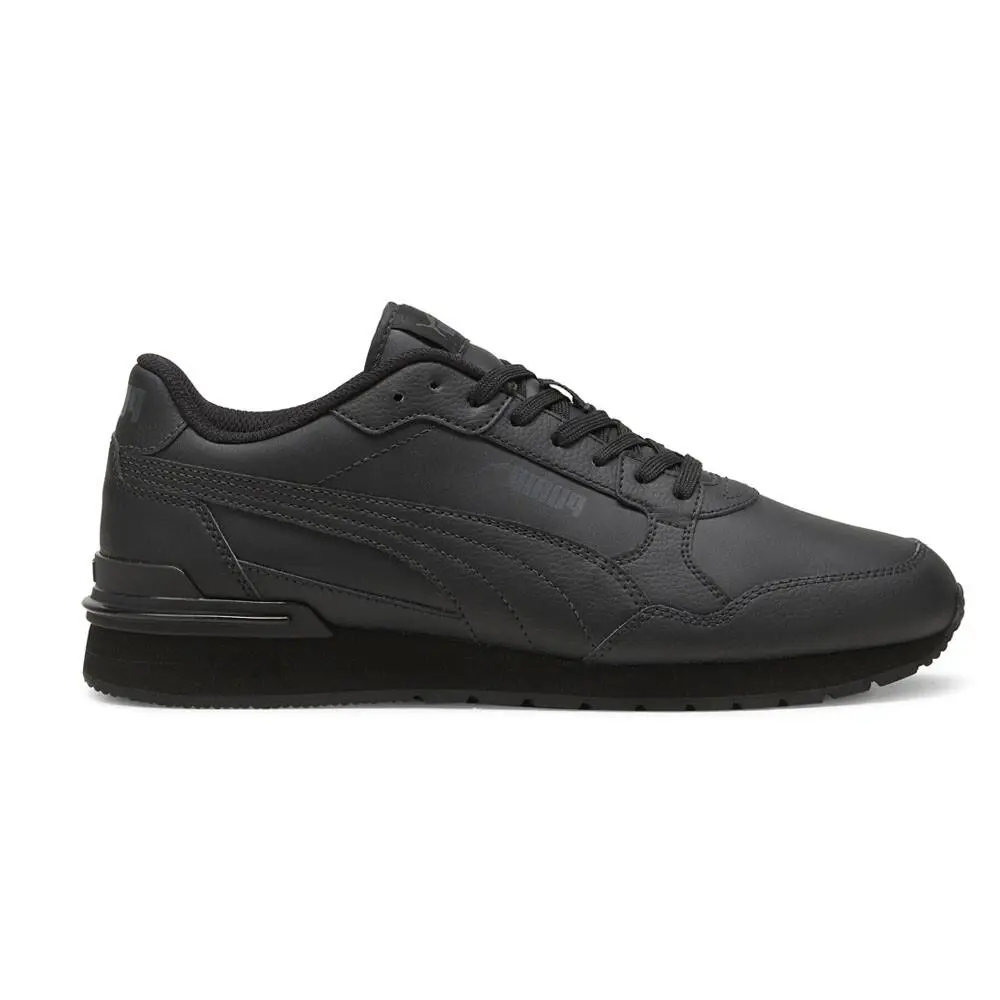 Puma shoes - PUMA St Runner V4 Leather Lace Up - 39906809 - Black 5