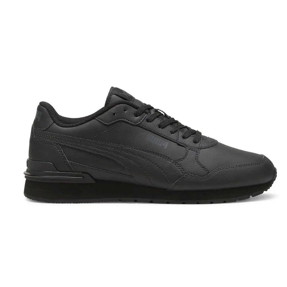Puma shoes - PUMA St Runner V4 Leather Lace Up - 39906809 - Black 5