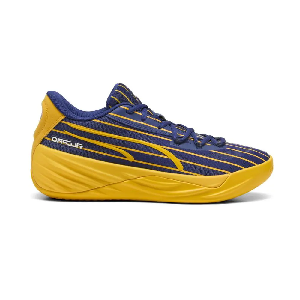 Allpro Nitro Pinstripes Basketball Mens Blue Sneakers Athletic Shoes 31330 by Puma