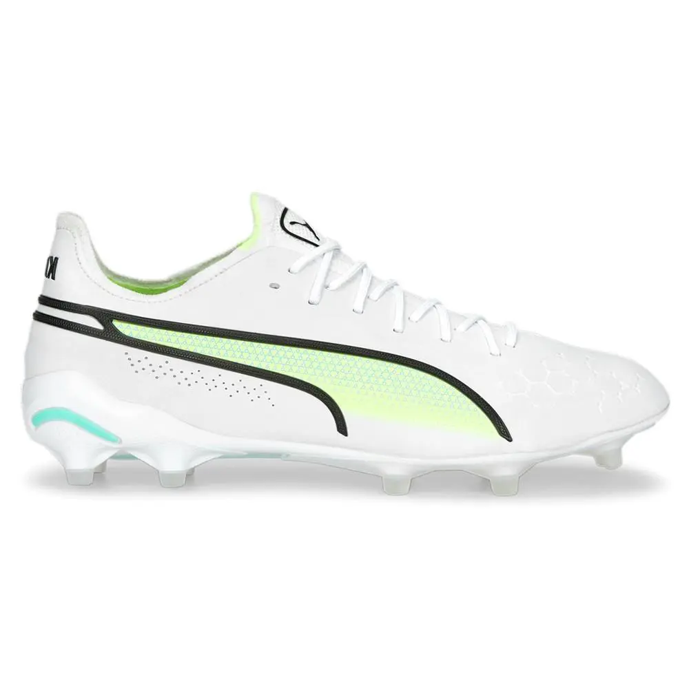 Puma King Ultimate Soccer Cleats Mens White Sneakers Athletic Shoes 10709703