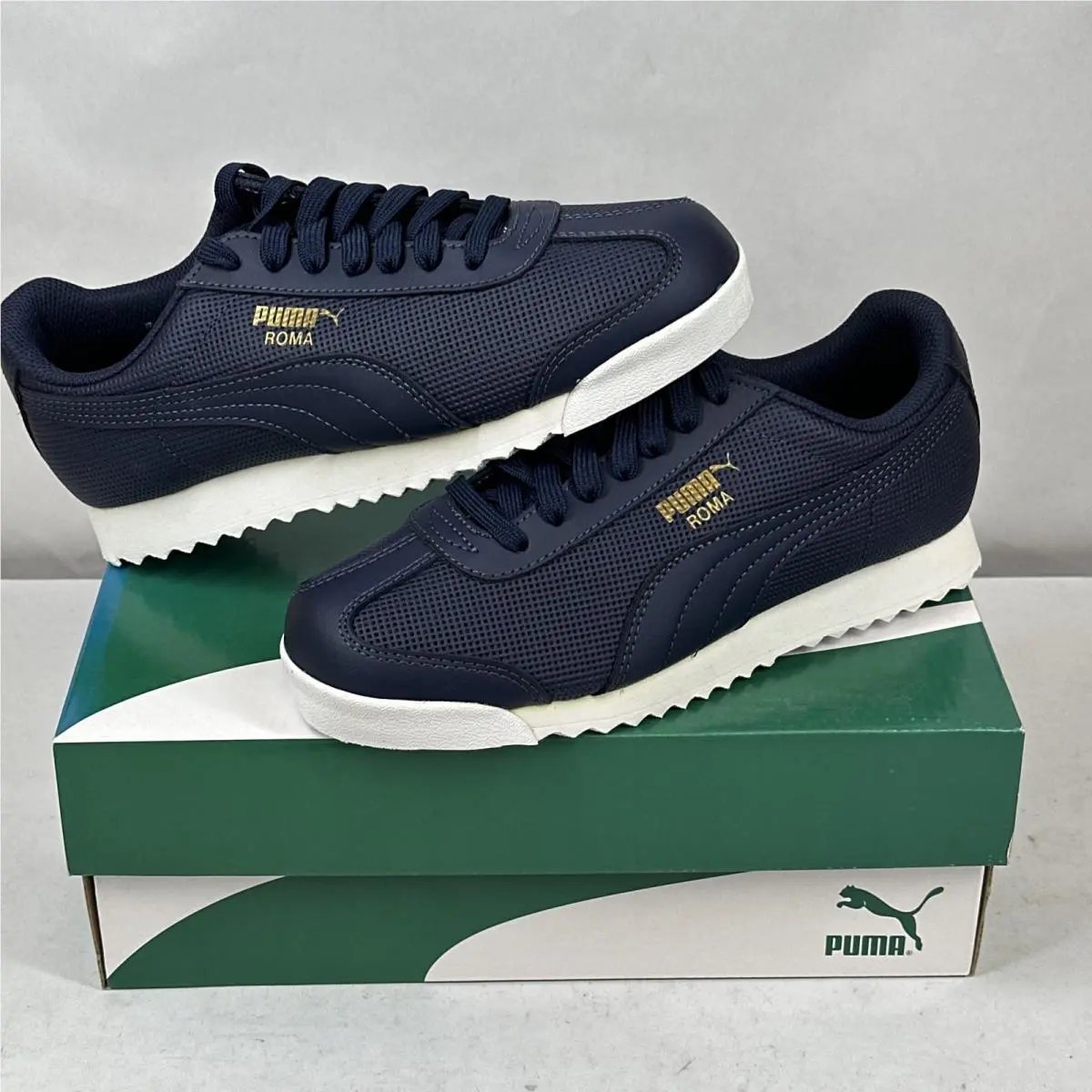 Puma shoes - PUMA Roma Basic - Roma Basic - Blue 4