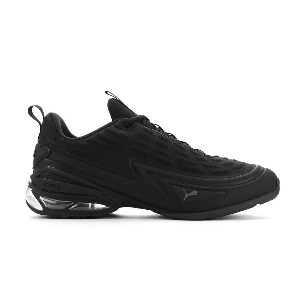 Puma Meza Lace Up Mens Black Sneakers Casual Shoes 31204401 - Black