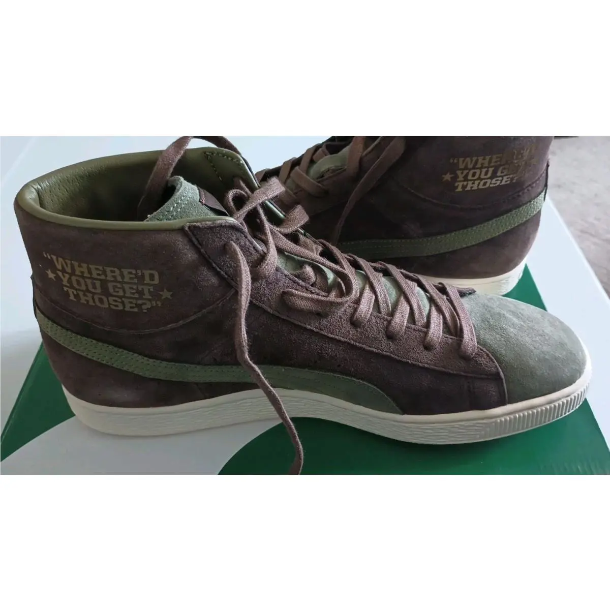 Puma shoes - PUMA Suede - Suede - 361050-01 - Brown (UPC: 4056207242831) 5