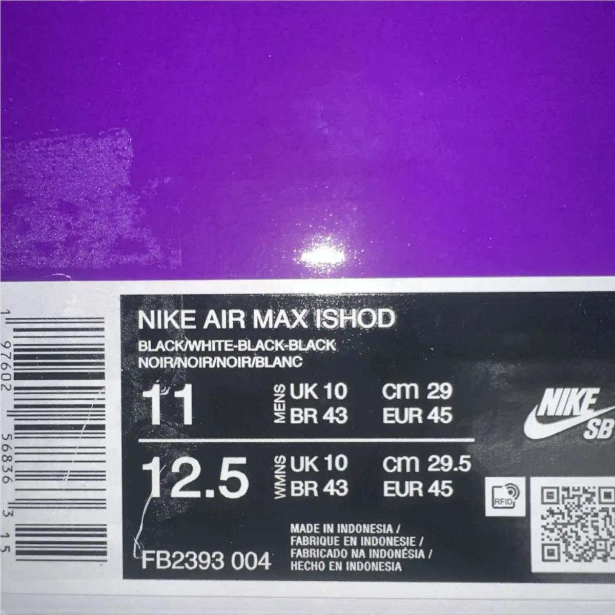 Nike shoes - Nike Air Max Ishod Wair SB - FB2393-004 - Black 4