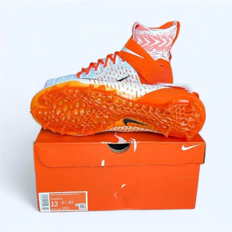 Nike shoes - Nike Alpha Menace Elite - Alpha Menace Elite - CI9869-107 - White Orange 3