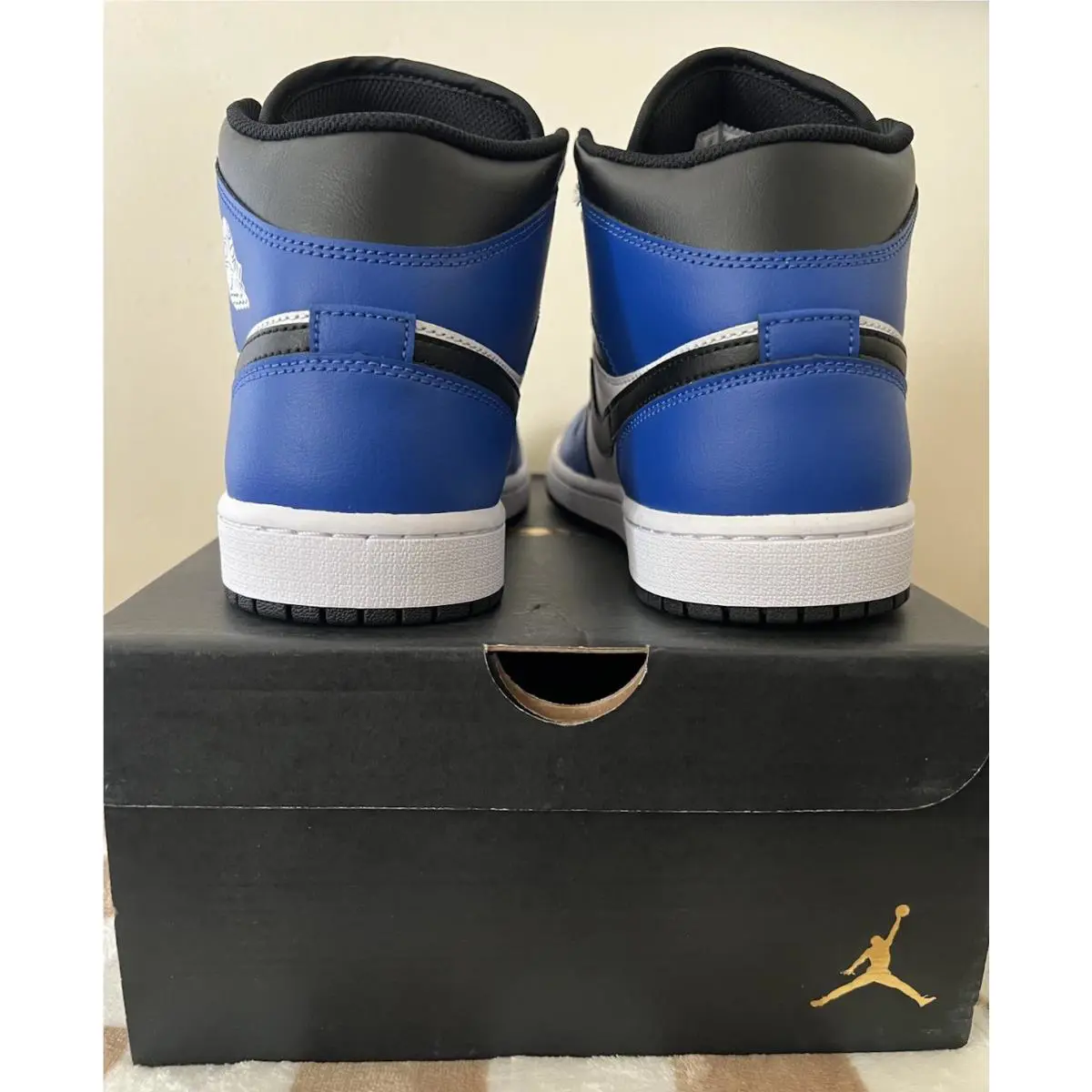Nike shoes - Air Jordan 1 Mid - Air Mid - DQ8426-402 - Game Royal/Black/White 10