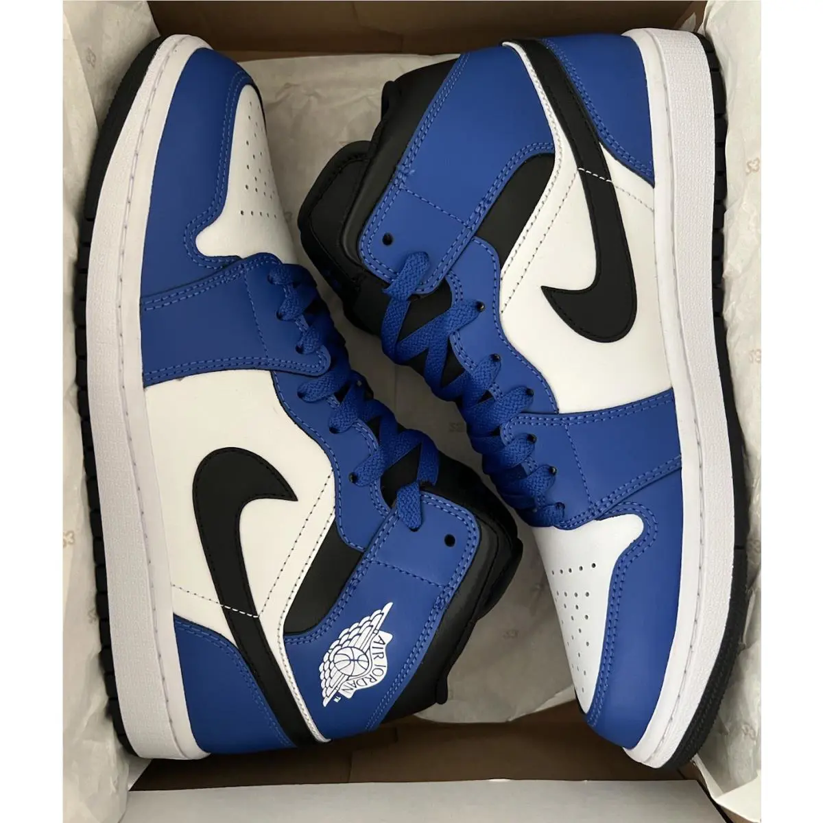 Nike shoes - Air Jordan 1 Mid - Air Mid - DQ8426-402 - Game Royal/Black/White 13
