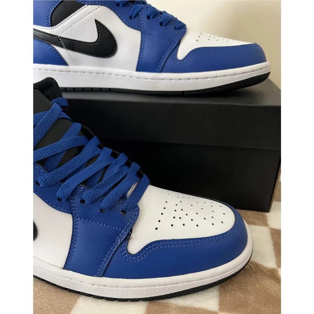 Nike shoes - Air Jordan 1 Mid - Air Mid - DQ8426-402 - Game Royal/Black/White 2