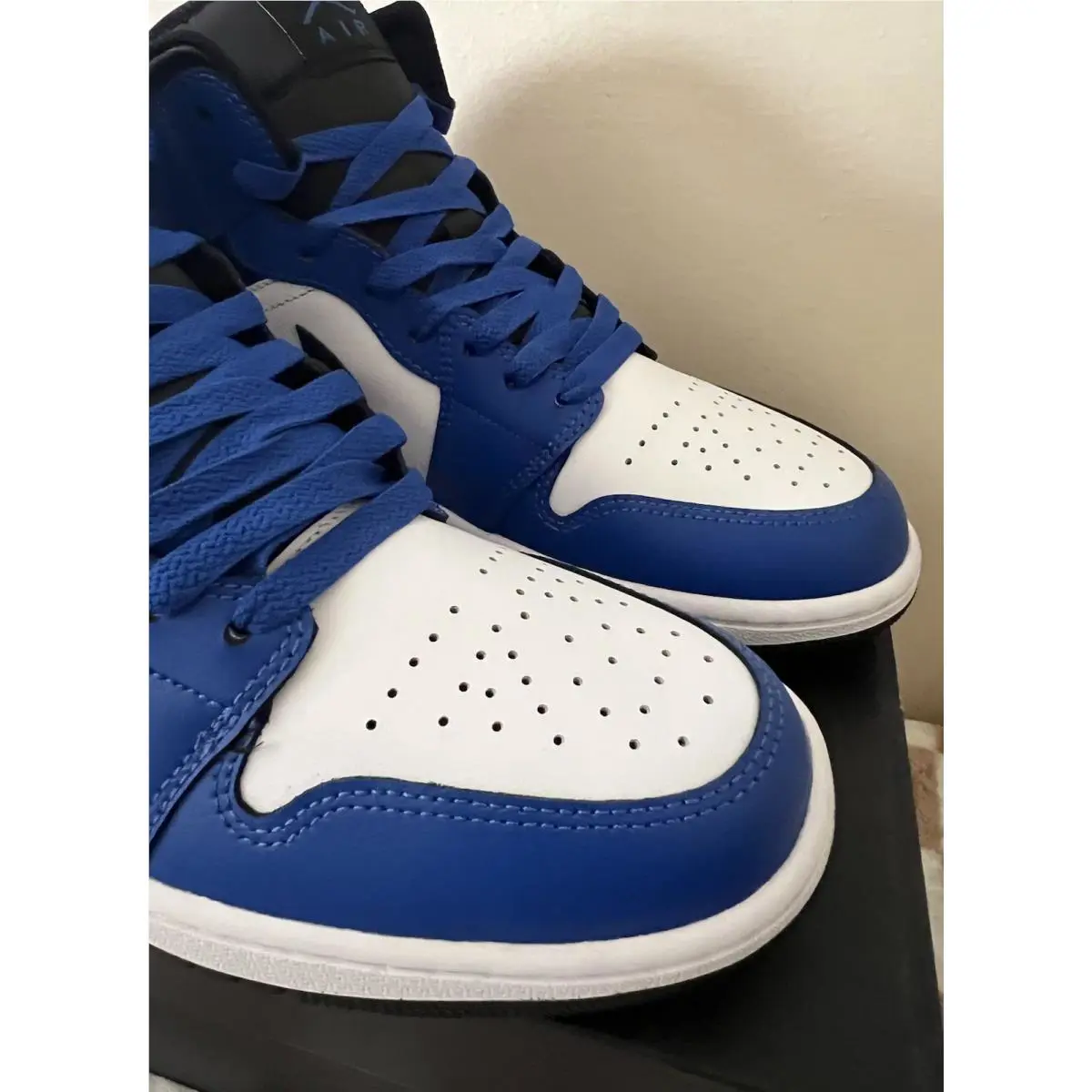Nike shoes - Air Jordan 1 Mid - Air Mid - DQ8426-402 - Game Royal/Black/White 4