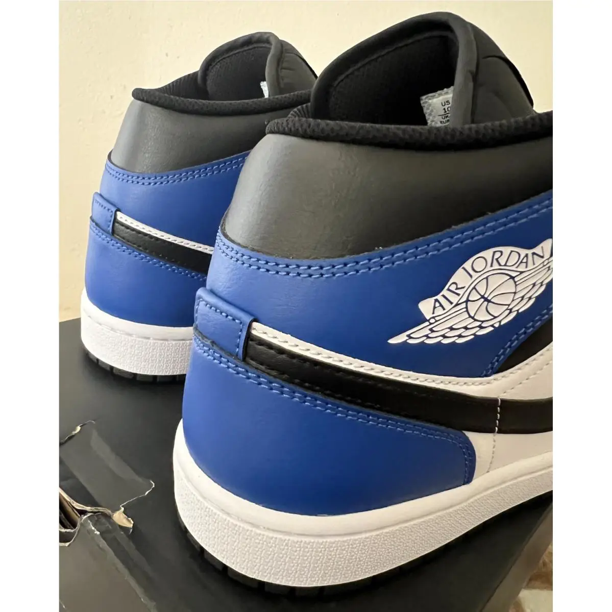 Nike shoes - Air Jordan 1 Mid - Air Mid - DQ8426-402 - Game Royal/Black/White 6