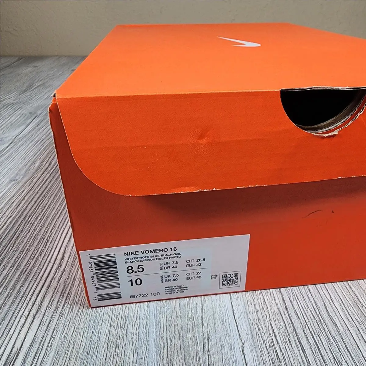 Nike shoes - Nike Vomero 18 - Vomero - IB7722-100 - White (UPC: 197864030769) 5