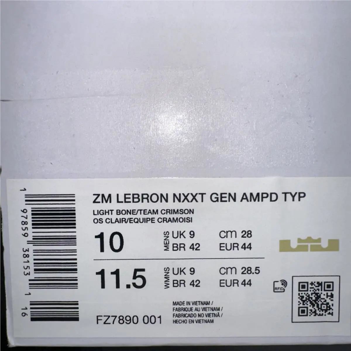 Nike shoes - Nike Zoom LeBron NXXT Gen - Red 4