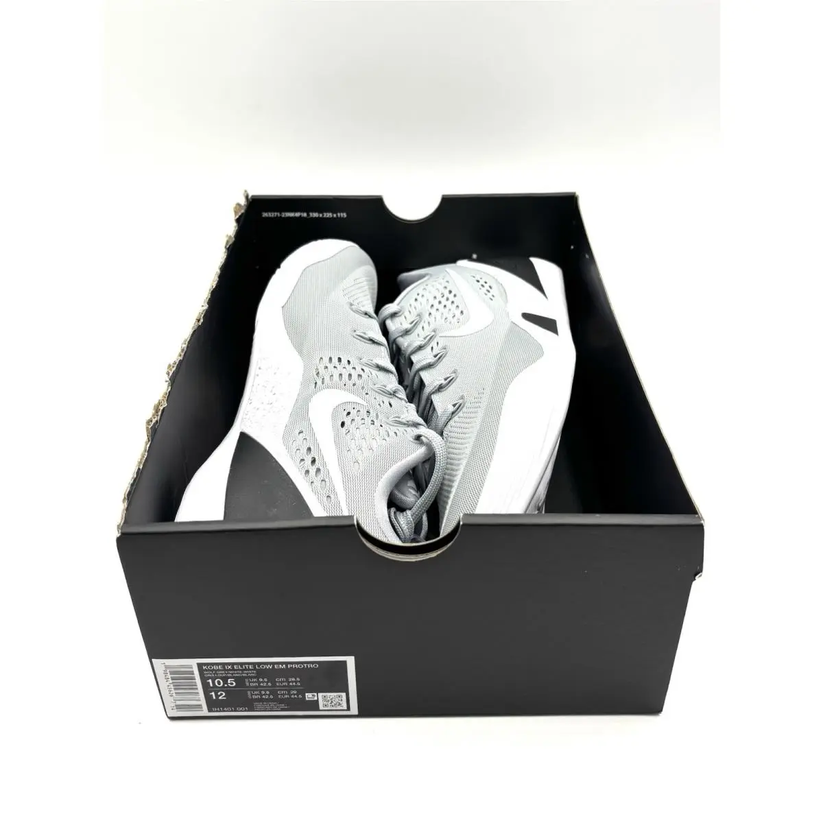 Nike shoes - Nike Kobe 9 Elite Low EM - IH1401-001 - Wolf Grey / White 9