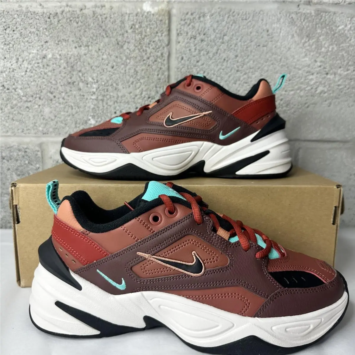 Nike shoes - Nike M2K Tekno - Tekno - AO3108-200 - Brown Mahogany Mink/Black 0